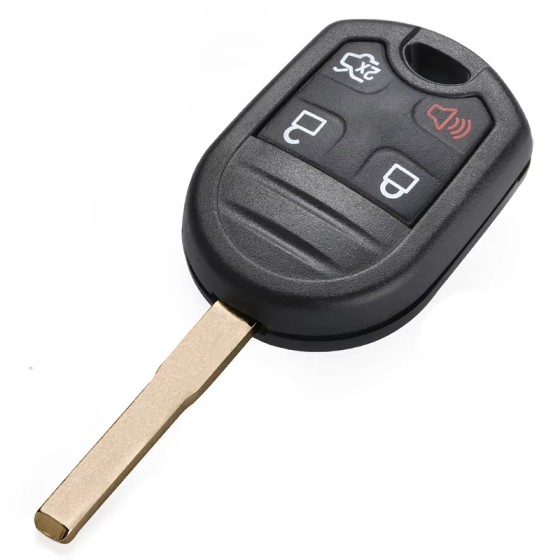 Ford 4 Button Remote Head Key with High Security Blade for FCC: CWTWB1U793